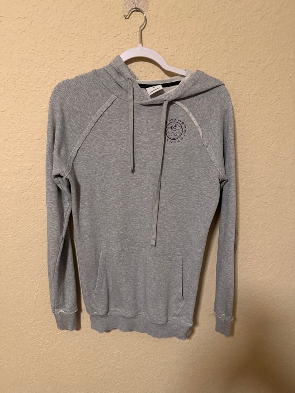Gymshark Men's Lightweight Gray Hoodie Sweatshirt